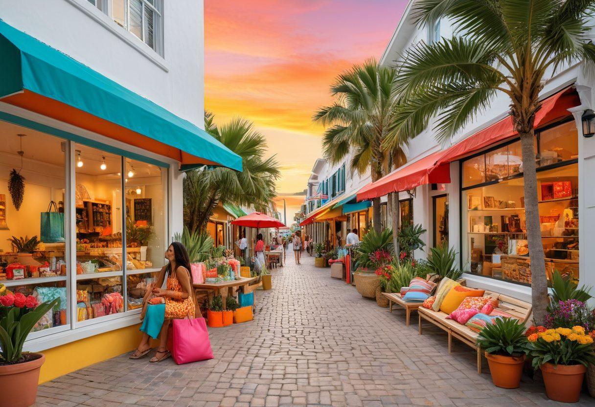 A vibrant collage depicting various lifestyle elements: a fashionable person shopping, a serene travel scene with a sunset beach, stylish home decor, and a healthy meal spread. The design should evoke a sense of inspiration and positivity, integrating stylish typography of the blog title in a creative way. Use bright and engaging colors that captivate the reader’s attention. vector art. vibrant colors.